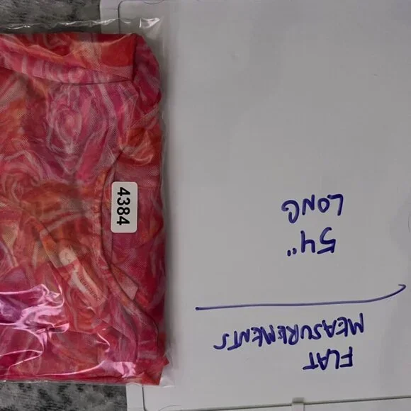 AvA Ala Von Auersperg  Kaftan Moraine Crimson Glory rose print sheer poncho - Picture 7 of 7